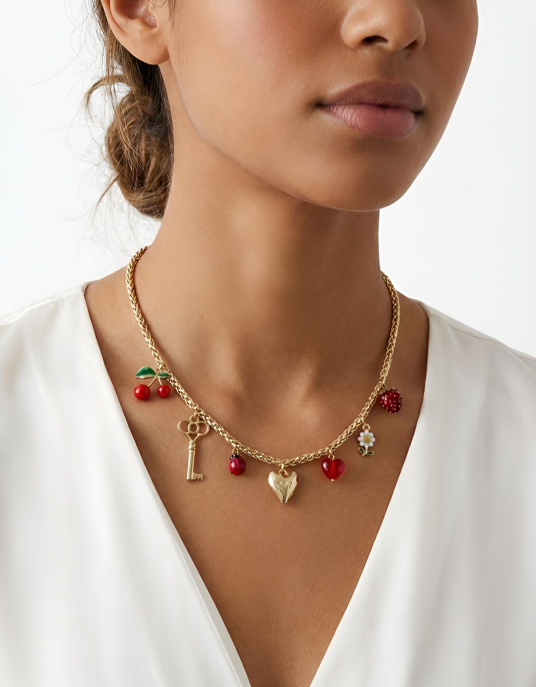 Collar. Choker "Jardín de Encantos"