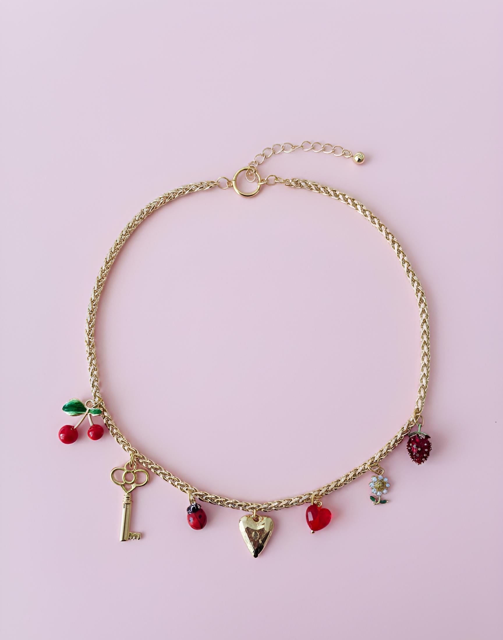 Collar. Choker "Jardín de Encantos"