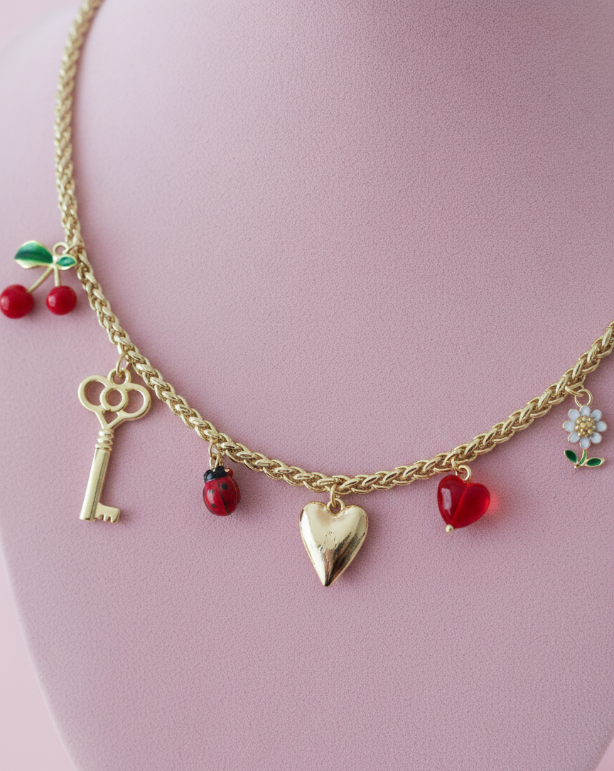 Collar. Choker "Jardín de Encantos"