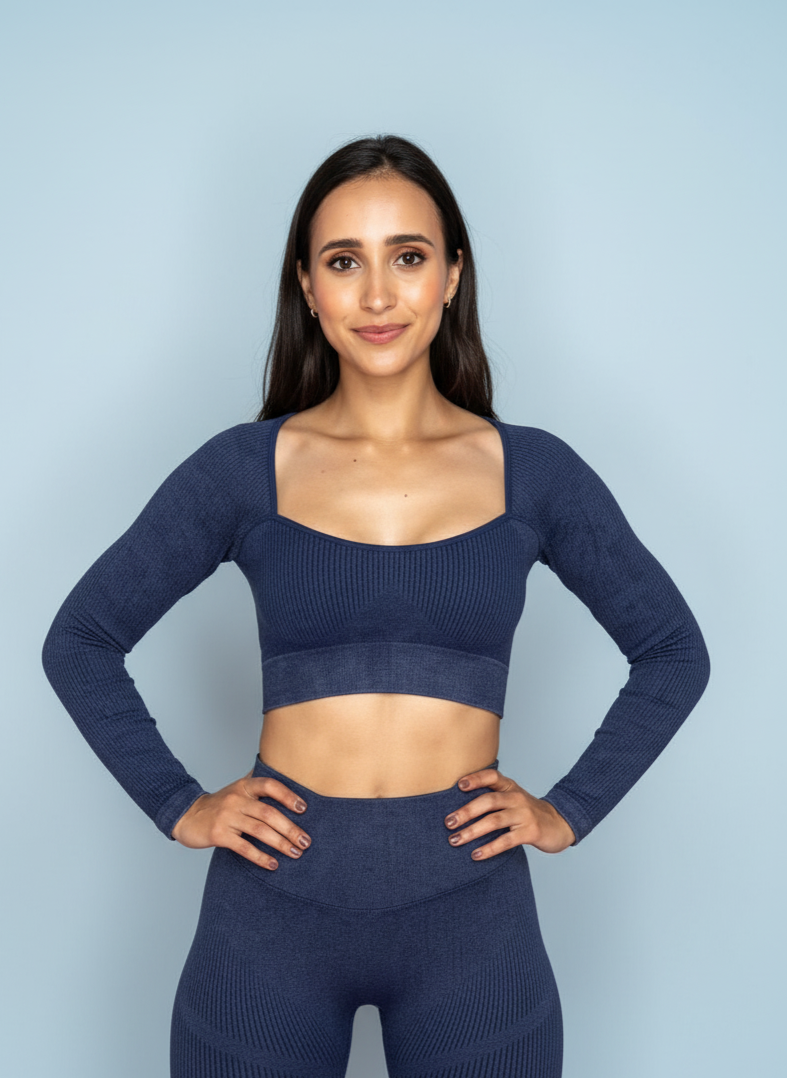 TOP JN Long Sleeve Blue